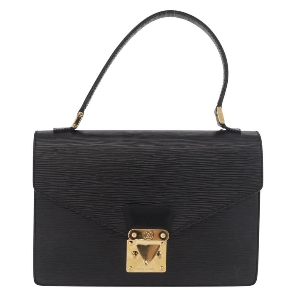 Louis Vuitton Epi Concorde Handbag Black